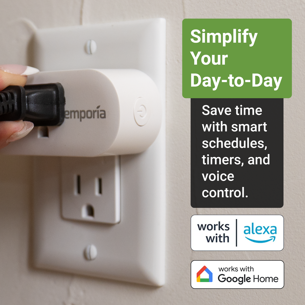 Emporia Smart Plug mit Alexa und Google Home Integration